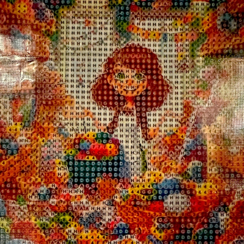 Host Support Diamond Art Kit A Messy Room of Yarn, Few examples for show